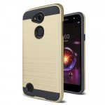 Wholesale LG X Power 3, Fiesta 2, X Charge 2, Armor Hybrid Case (Gold)
